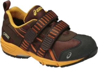 【ASICS/アシックス】 TR. RUNNERMINI G-TX ブラウンxオレンジ キッズ アシックス